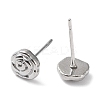 Non-Tarnish 304 Stainless Steel Stud Earrings EJEW-Q788-07P-1