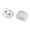 Alloy Rhinestone Pendants FIND-D044-21P-03-2