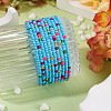 Resin Beads Bracelets BJEW-TAC0080-01B-4