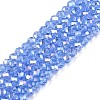 Electroplate Glass Beads Strands LS-EGLA-A044-T3mm-B14-1