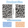 2Pcs 2 Styles Plastic Embossing Folders DIY-CP0008-88-2