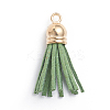 Faux Suede Cord Tassels Pendant Decorations HJEW-WH0006-18A-1