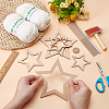 Star Macrame Tassel Decoration DIY Kits DIY-OC0012-09C-3