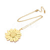 304 Stainless Steel Pendant Necklaces NJEW-T018-12G-3