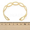 Hollow Out 304 Stainless Steel Cuff Bangles for Women BJEW-Z097-05G-5