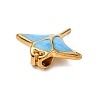 Ocean 304 Stainless Steel Enamel Pendants STAS-P395-01D-G-2