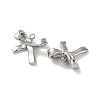 Non-Tarnish 304 Stainless Steel Charms STAS-L022-395P-02-2