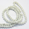 Baking Paint Glass Round Bead Strands DGLA-Q019-8mm-41-3