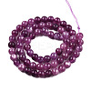 Natural Quartz Beads Strands G-R479-6mm-04-3
