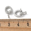 Brass Micro Pave Cubic Zirconia Pendants Bails KK-D324-08P-3