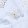 1Pc Double Butterfly Shape Cellulose Acetate(Resin) Claw Hair Clips PHAR-LP0001-07B-3