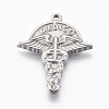 Non-Tarnish 304 Stainless Steel Pendants STAS-E444-30-1