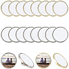 10 Sets Sublimation Blank Brooch Pins FIND-SP0004-08A-6