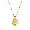 3D Relief Cupid Double-sided Portrait Pendant Necklaces UZ2344-1-1