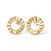 Ion Plating(IP) 304 Stainless Steel Stud Earring Finding EJEW-I285-21G-1