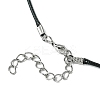 Braided Glass Seed Bead Spider Pendant Necklaces NJEW-MZ00036-01-5