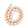 Natural Fossil Beads Strands G-E110-10mm-2-3