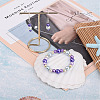 12 Strands 12 Styles Baking Paint Pearlized Glass Pearl Round Bead Strands HY-CW0001-03B-10