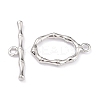 Rack Plating Brass Toggle Clasps KK-B036-07P-2