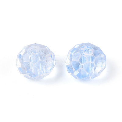 Baking Paint Transparent Glass Beads GLAA-N011-10mm-04-1