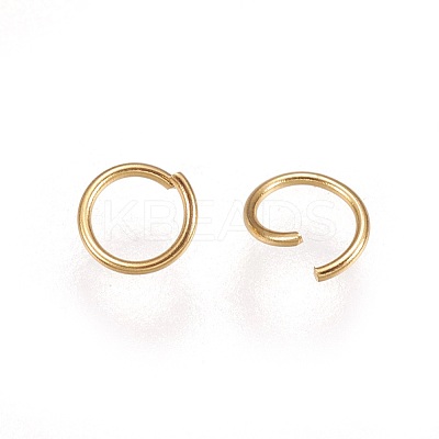 304 Stainless Steel Open Jump Rings STAS-P206-01G-B-1