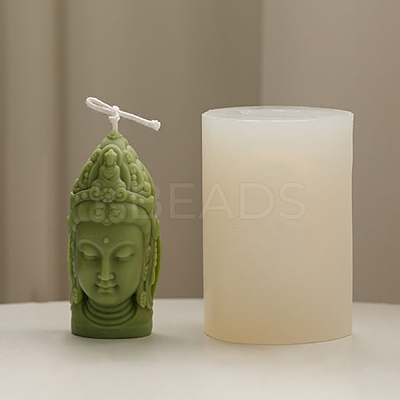 DIY Candle Food Grade 3D Bust Portrait Silicone Molds CAND-PW0005-009A-1