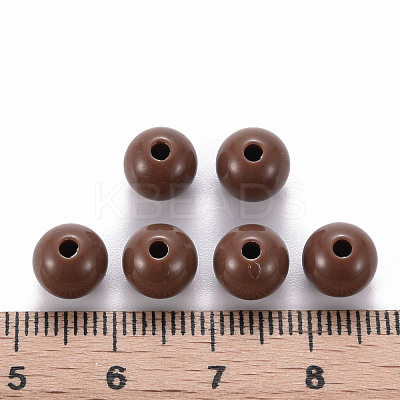 Opaque Acrylic Beads X-MACR-S370-C8mm-A17-1