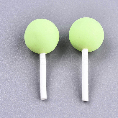 Handmade Polymer Clay 3D Lollipop Embellishments CLAY-T016-82D-1