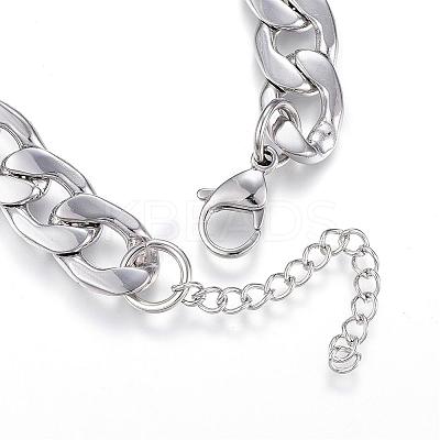 Tarnish Resistant 304 Stainless Steel Bracelets STAS-D162-11-1