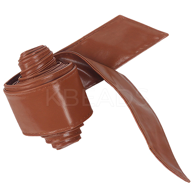 Bowknot PU Leather Wrap Around Waist Bands AJEW-WH20033-042K-1