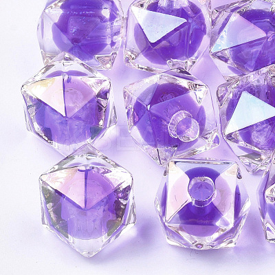 Transparent Acrylic Beads TACR-S148-09E-1