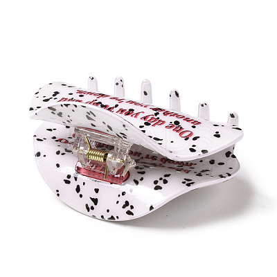 Butterfly Pattern PVC Claw Hair Clips PHAR-M013-02C-1