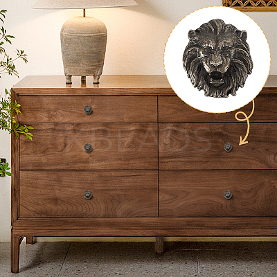 Lion Alloy Drawer Pull Handles FIND-WH0816-038AB-1