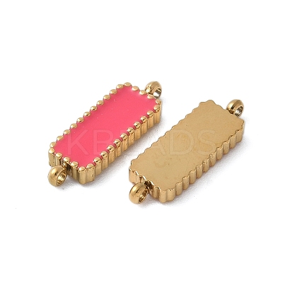 304 Stainless Steel Enamel Connector Charms STAS-G353-04G-05-1