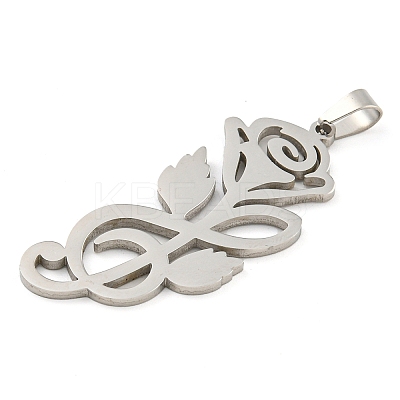 Non-Tarnish 304 Stainless Steel Pendants LS-STAS-Z076-15P-1