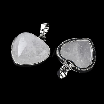 Natural Quartz Crystal Pendants G-A298-03P-1