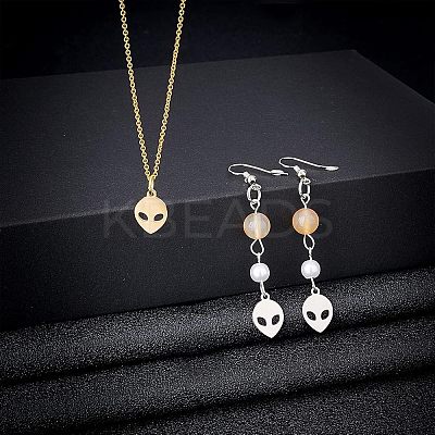 201 Stainless Steel Laser Cut Pendants STAS-UN0012-94-1