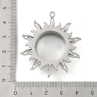 304 Stainless Stee Locket Pendants STAS-S132-08P-02-1
