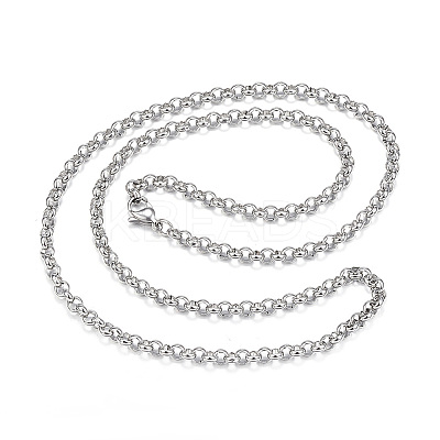 Tarnish Resistant 304 Stainless Steel Necklaces LS-NJEW-E080-03P-1