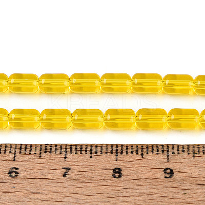 Transparent Glass Beads Strands GLAA-T028-14T-02-1