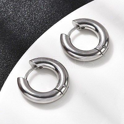 316F Stainless Steel Hoop Earrings EJEW-D341-01C-P-1