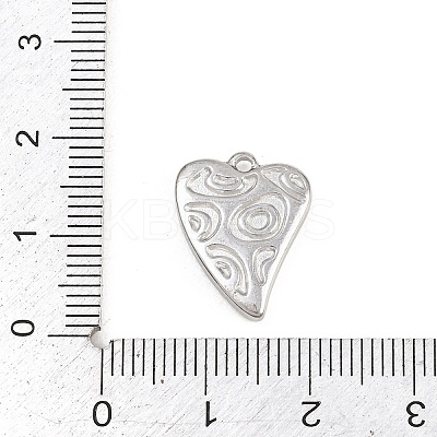 304 Stainless Steel Pendants STAS-L313-01B-P-1