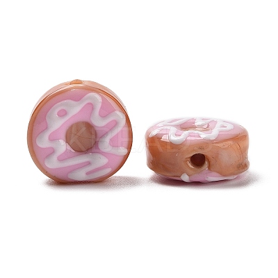 Handmade Lampwork Enamel Beads Strands LAMP-A001-F01-1