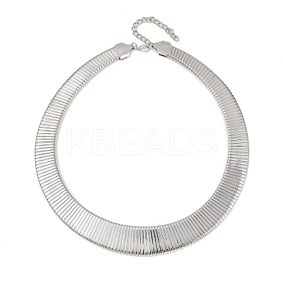 Alloy Wide Choker Necklaces for Women NJEW-C090-01P-1