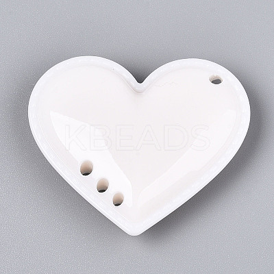 Opaque Acrylic Pendants SACR-T017-46G-1