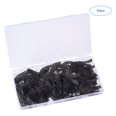 Glitter Hotfix Rhinestone Iron on Patches DIY-CD0001-10F-1