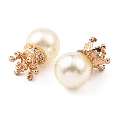 (Defective Closeout Sale: Some Glue Overflow) Resin Imitation Pearl Pendants LS-FIND-XCP0002-45A-1