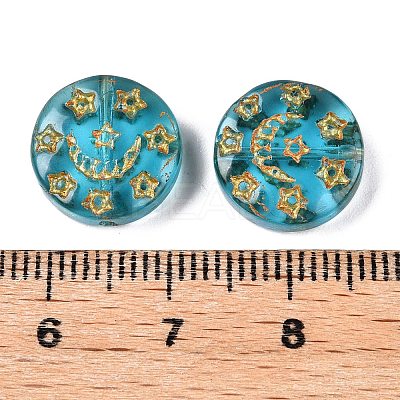 Transparent Lampwork Beads LAMP-P065-04A-14-1