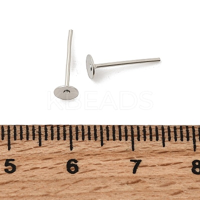 Rack Plating Iron Ear Studs Findings IFIN-M029-06P-NR-1