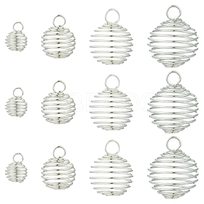 20Pcs 4 Styles Iron Wire Pendants IFIN-FS0001-46P-1